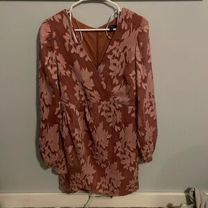 Pink Floral lulus dress